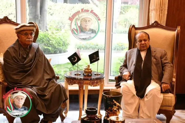 نواز شریف سے محمود خان اچکزئی کی ملاقات – PMLN Leader Nawaz Sharif Latest Urdu News